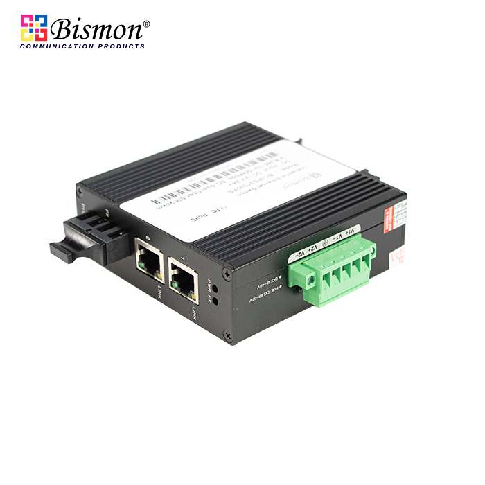 2 Ports 10/100Mbps RJ45+1xSC Port (Single-mode, Dual fiber)